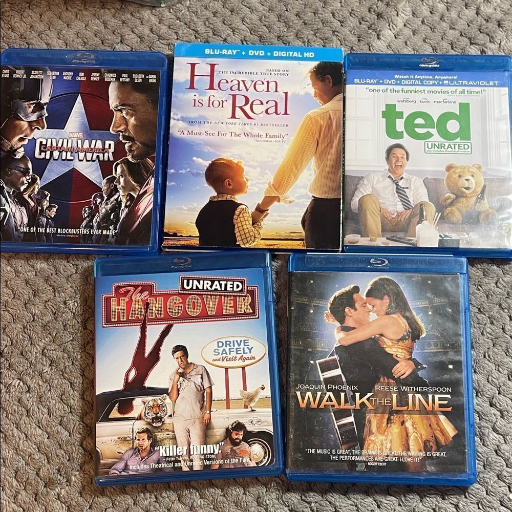 Blu-ray Movie Collection - 5 Films